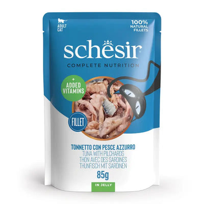 SCHESIR BUSTINE TONNETTO CON PESCE AZZURRO IN JELLY 85 GR