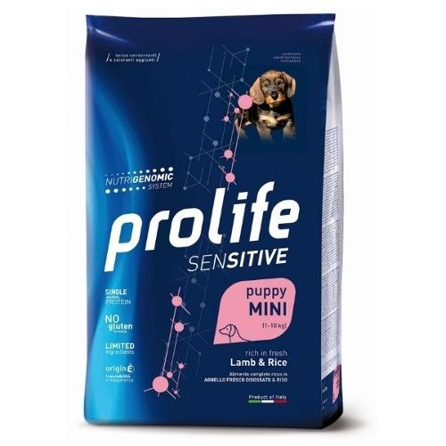 PROLIFE SENSITIVE PUPPY MINI RICCO IN AGNELLO E RISO 2 KG.