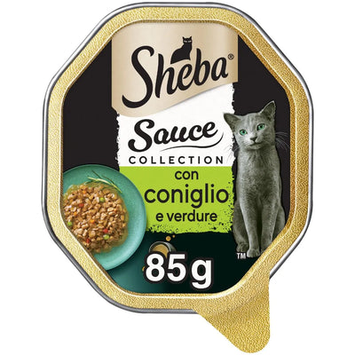 SHEBA SAUCE CON CONIGLIO E VERDURE IN SALSA 85 GR