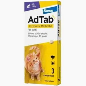 AD TAB COMPRESSE GATTO 0,5 2,0 KG 34,8