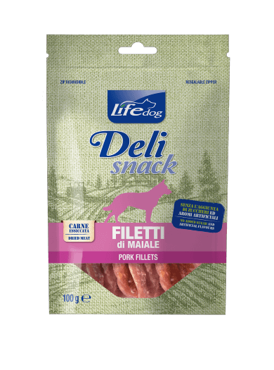 LIFE SNACK  CON  MAIALE 100 GR