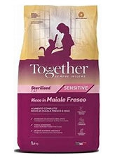 TOGETHER SENSITIVE CAT STERILIZZATO RICCO IN MAIALE FRESCO E RISO 1,5 KG