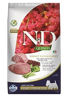FARMINA N&D QUINOA MINI ADULT  WEIGHT MANAGEMENT AGNELLO, QUINOA, BROCCOLI E ASPARAGI 2,5 KG