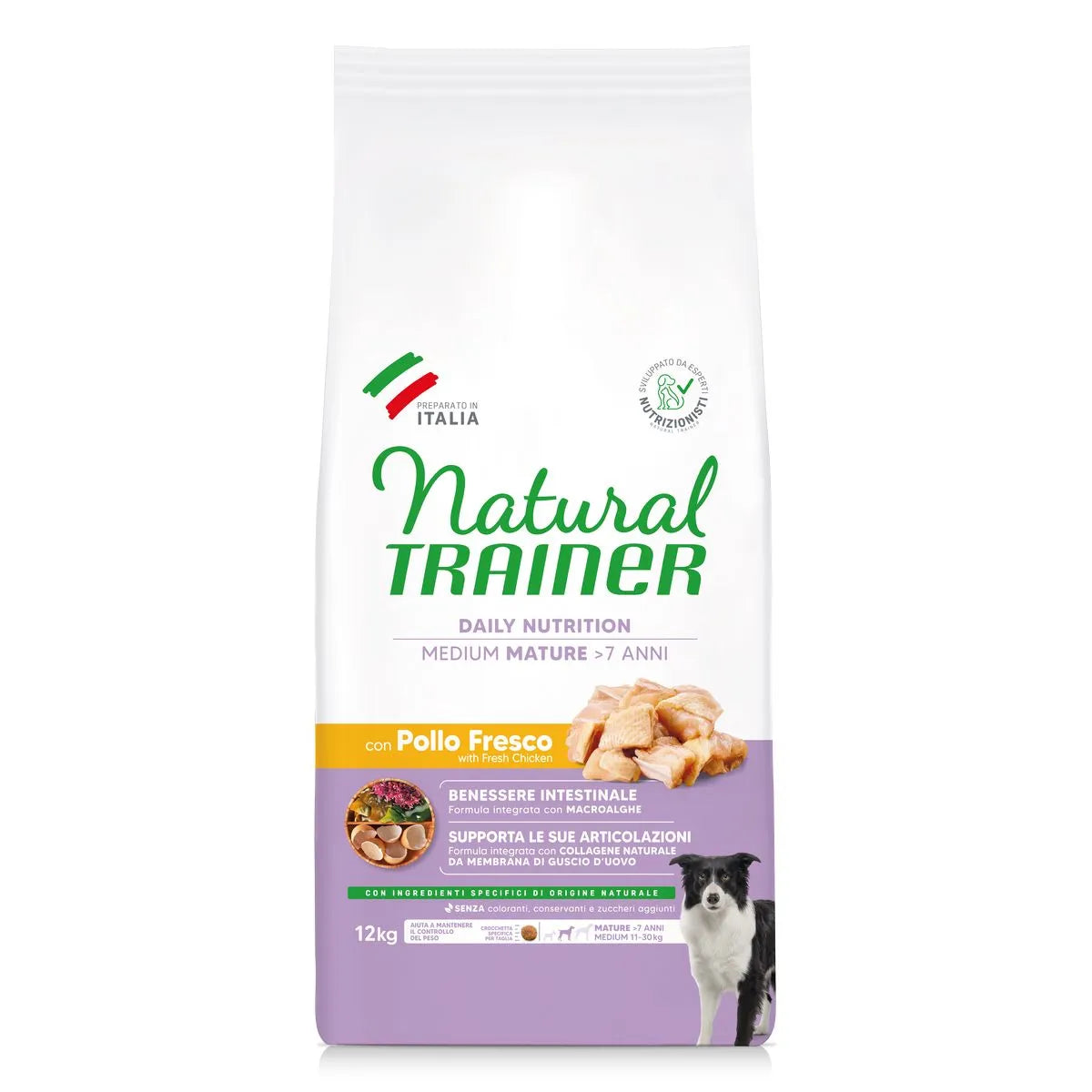 NATURAL TRAINER MATURE MEDIUM CON POLLO 12 KG