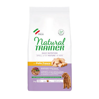 NATURAL TRINER MATURE CON POLLO E RISO 2 KG.