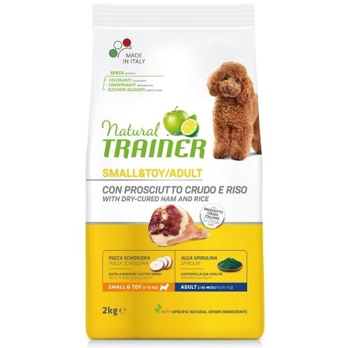 NATURAL TRAINER  ADULT CON PROSCIUTTO CRUDO E RISO 2 KG.