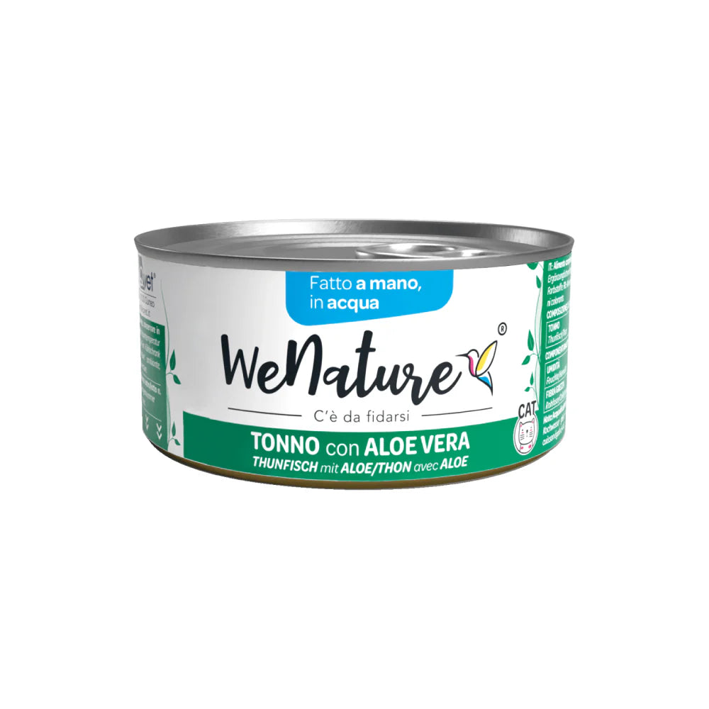 WE NATURE IN ACQUA DI COTTURA TONNO CON ALOE VERA 85 GR