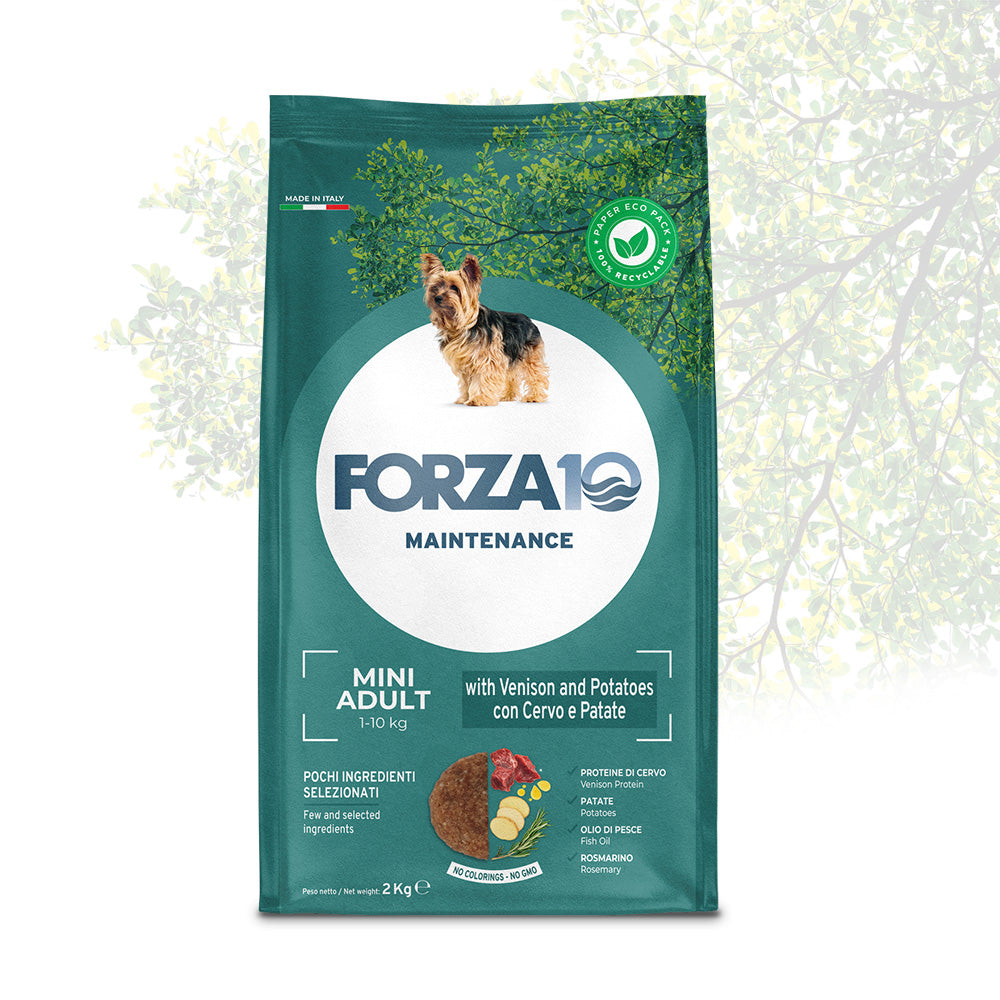 FORZA 10 DOG MANTENIMENTO MINI ADULT CON  CERVO E PATATE KG 2